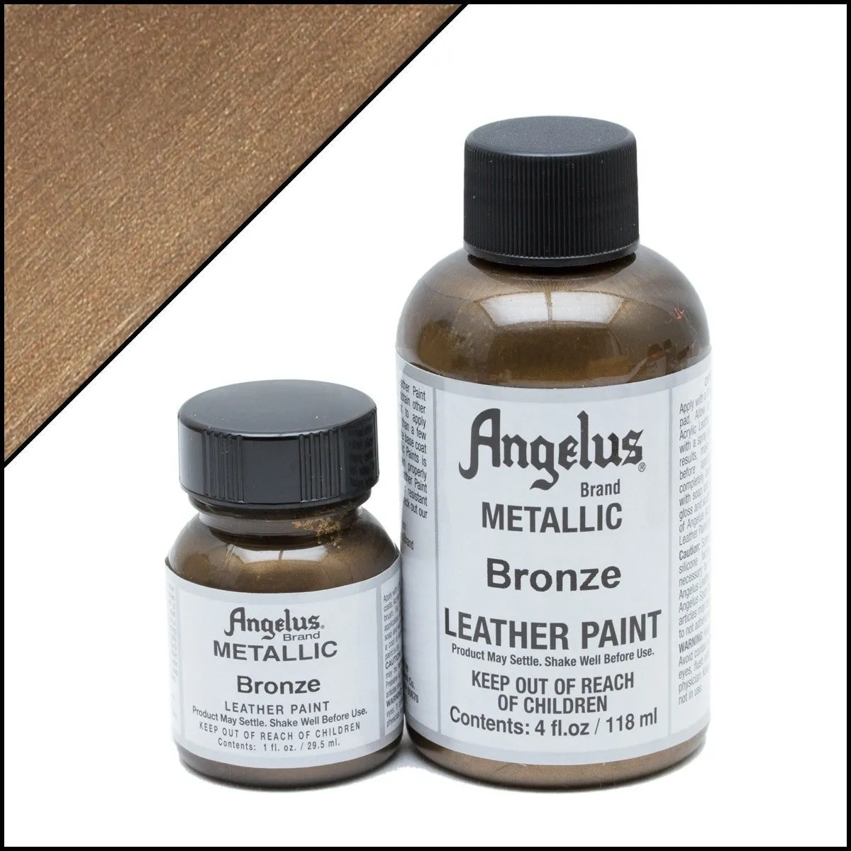 (12 Colors) Angelus Acrylic Leather Metallic & Pearlescent Paint