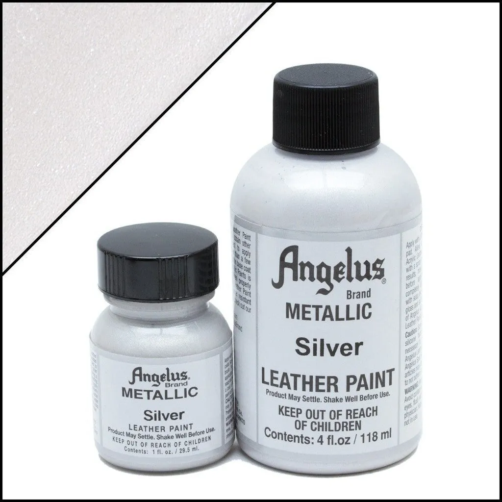 (12 Colors) Angelus Acrylic Leather Metallic & Pearlescent Paint