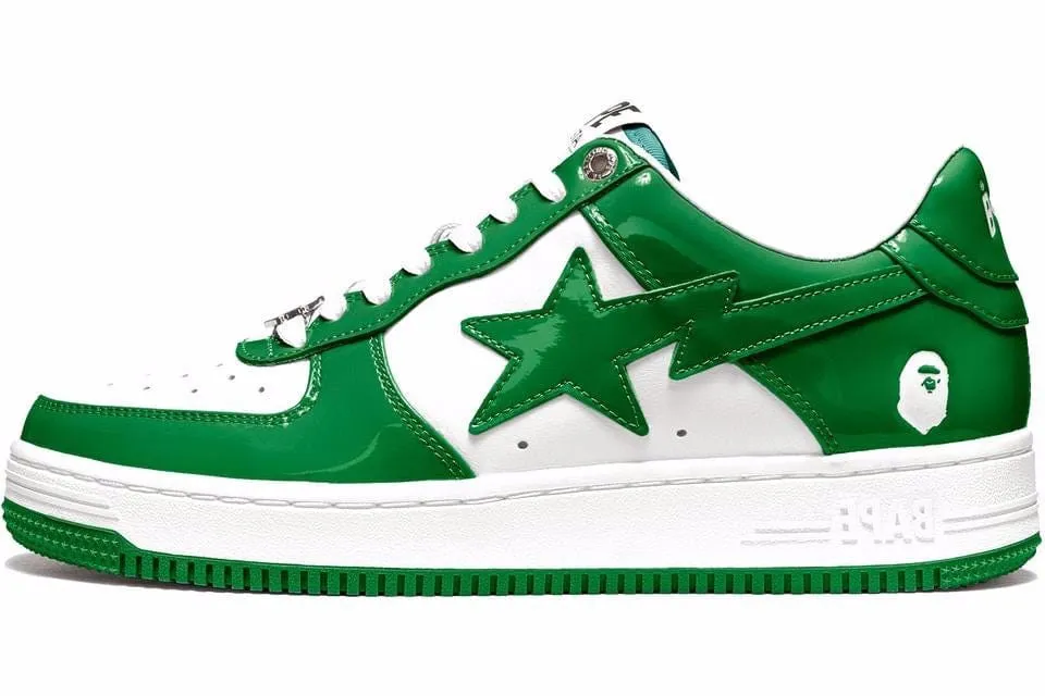 BAPE STA Low Green Sneakers - A BATHING APE