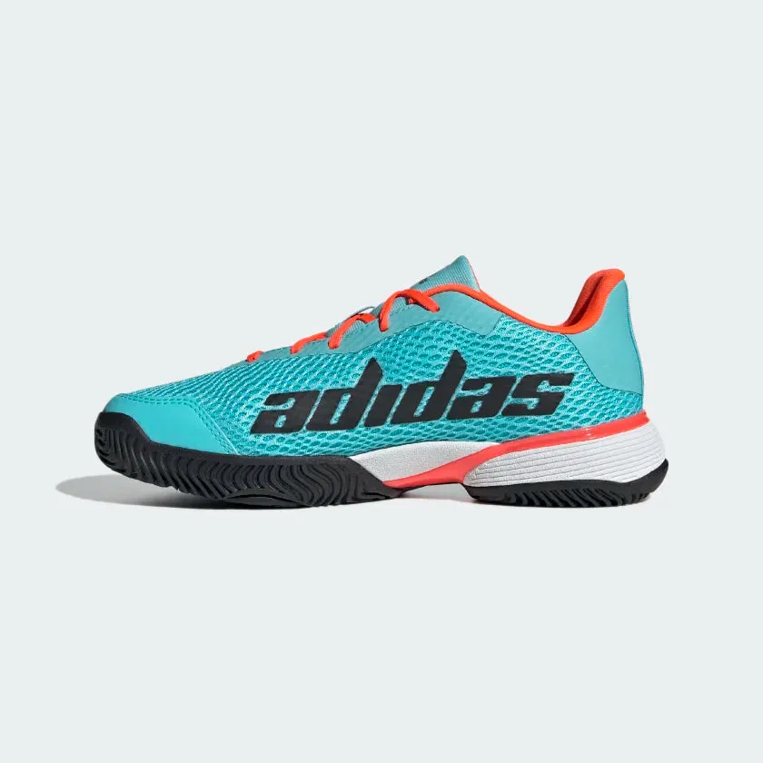 Adidas Barricade Kids Tennis Shoe-Blue/black