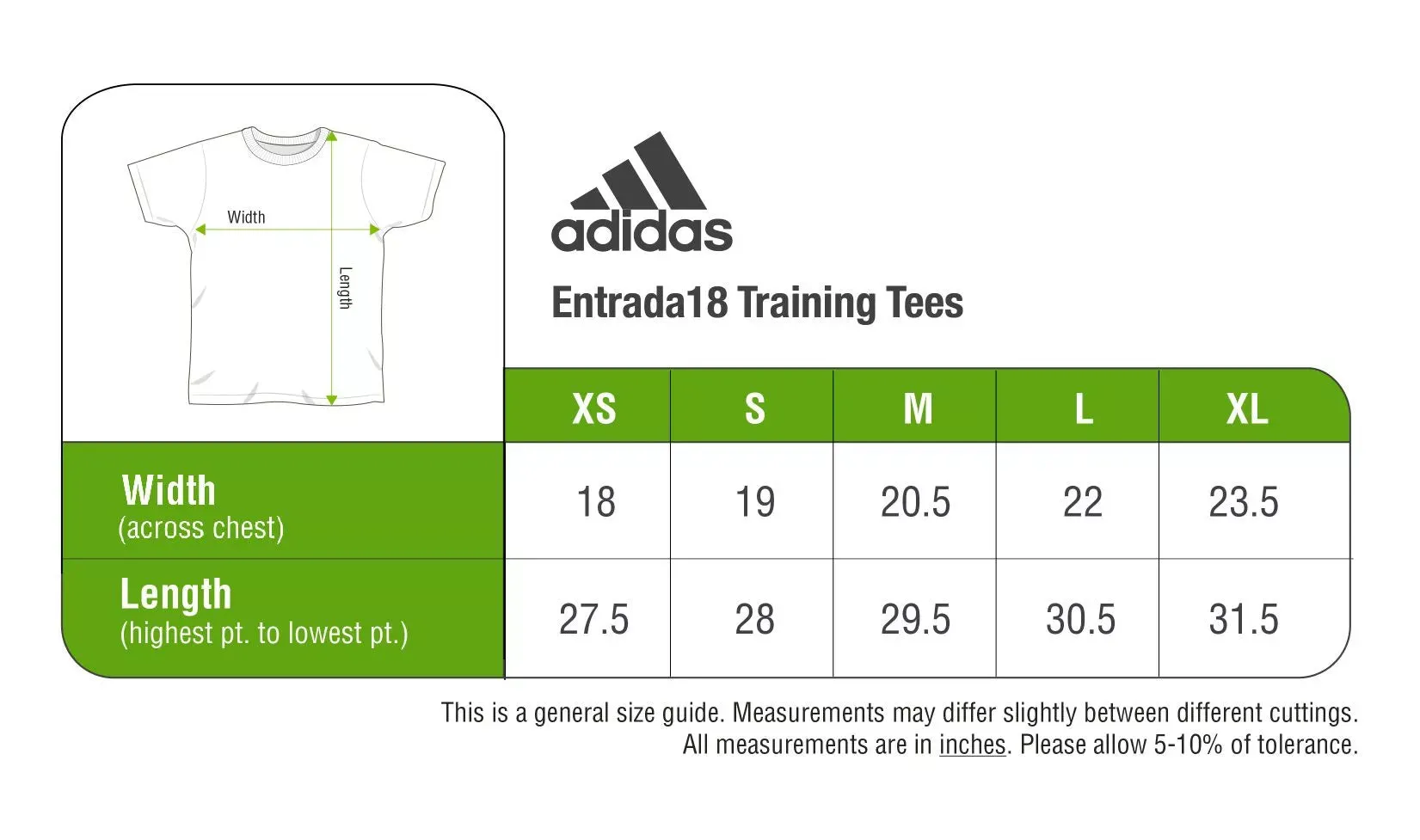 Adidas Entrada18 Jersey