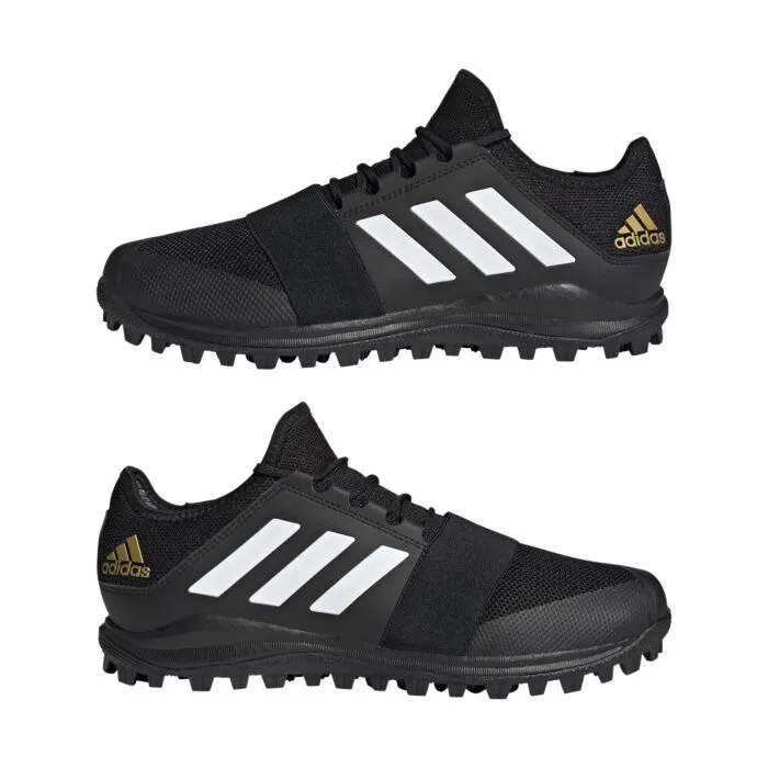 Adidas Mens Divox 1.9S Hockey Shoe - Black/Gold