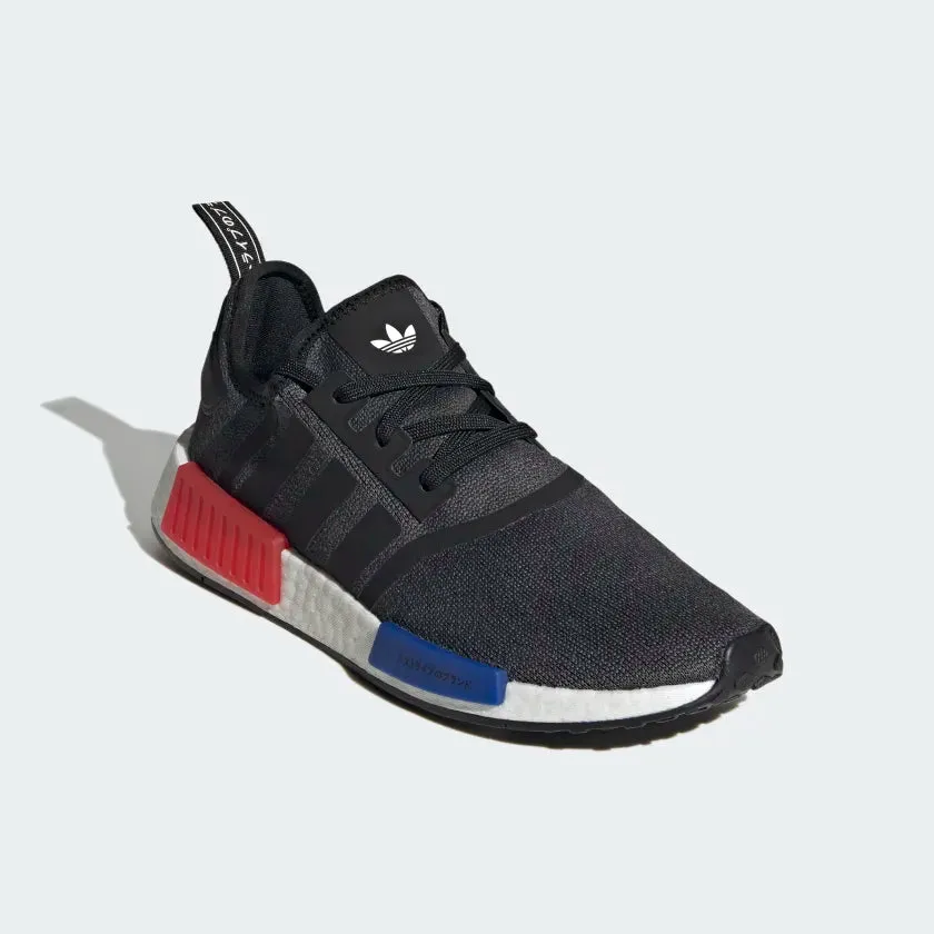 Adidas NMD R1 Core Black / Semi Lucid Blue / Glory Red