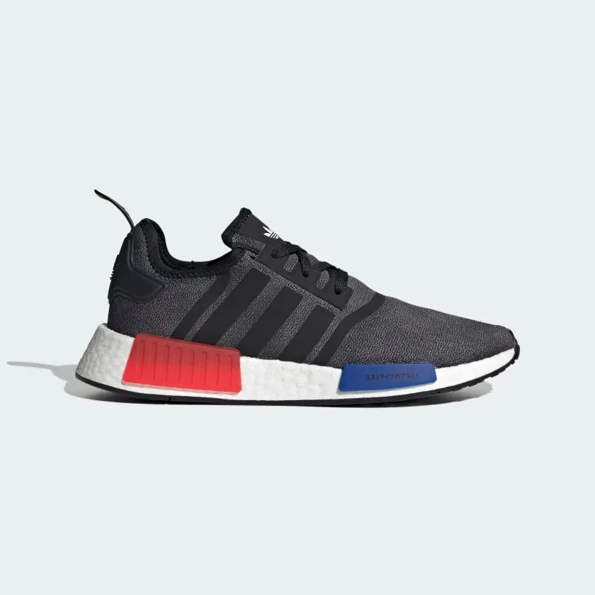 Adidas NMD R1 Core Black / Semi Lucid Blue / Glory Red