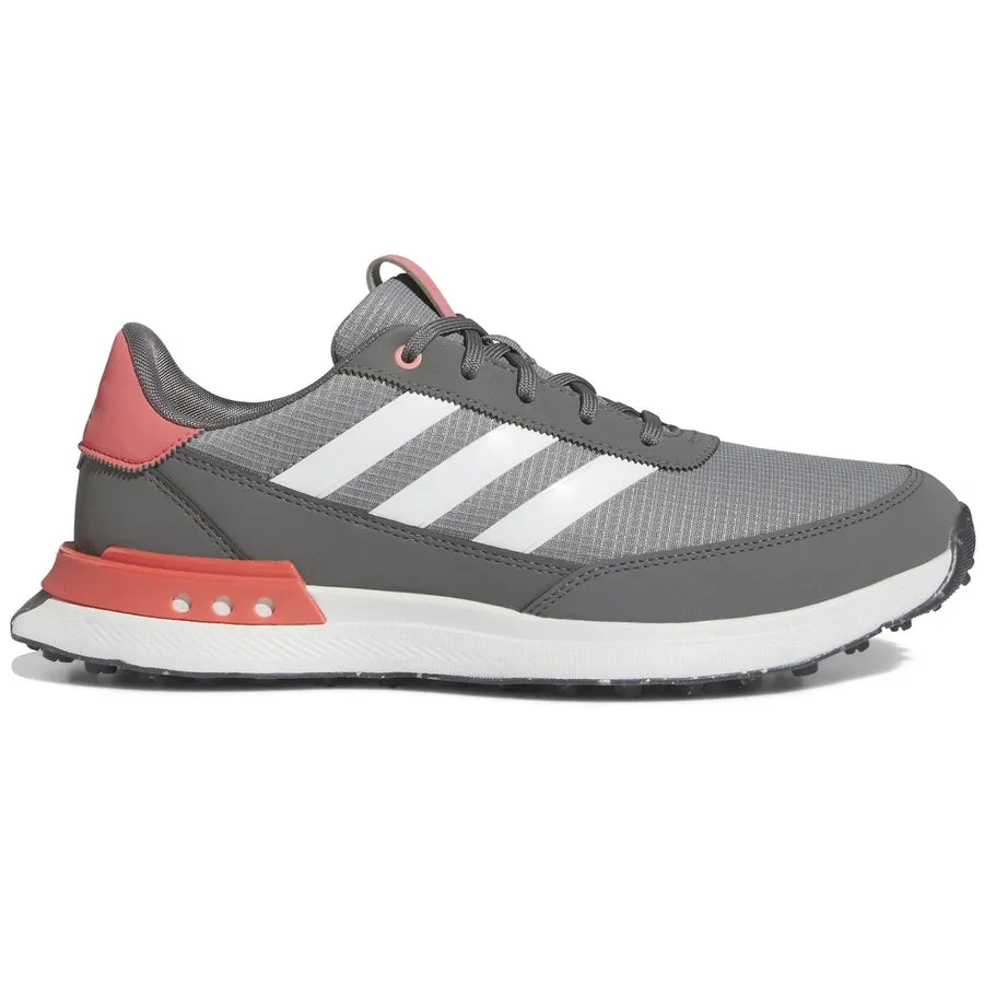 Adidas S2G 24 Men's Spikeless Golf Shoes - Grey/Pink