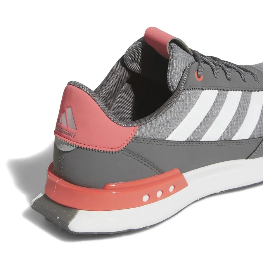 Adidas S2G 24 Men's Spikeless Golf Shoes - Grey/Pink