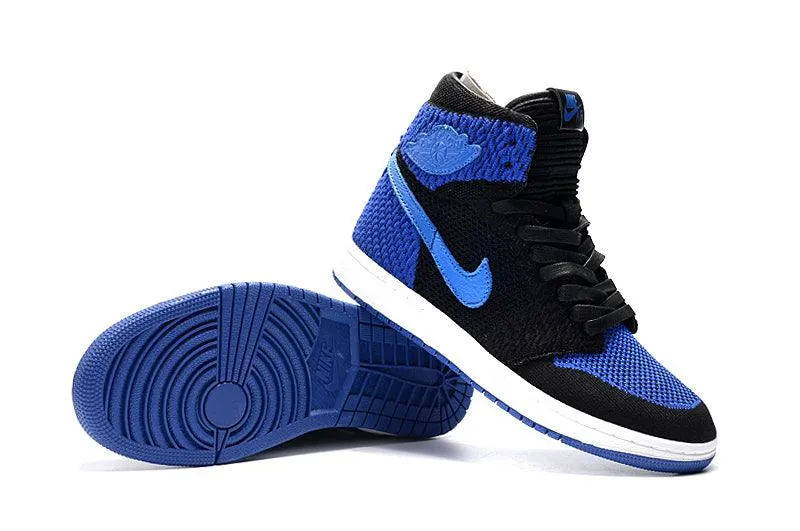 Air Jordan 1 Flyknit “Royal” Black/Game Royal-White