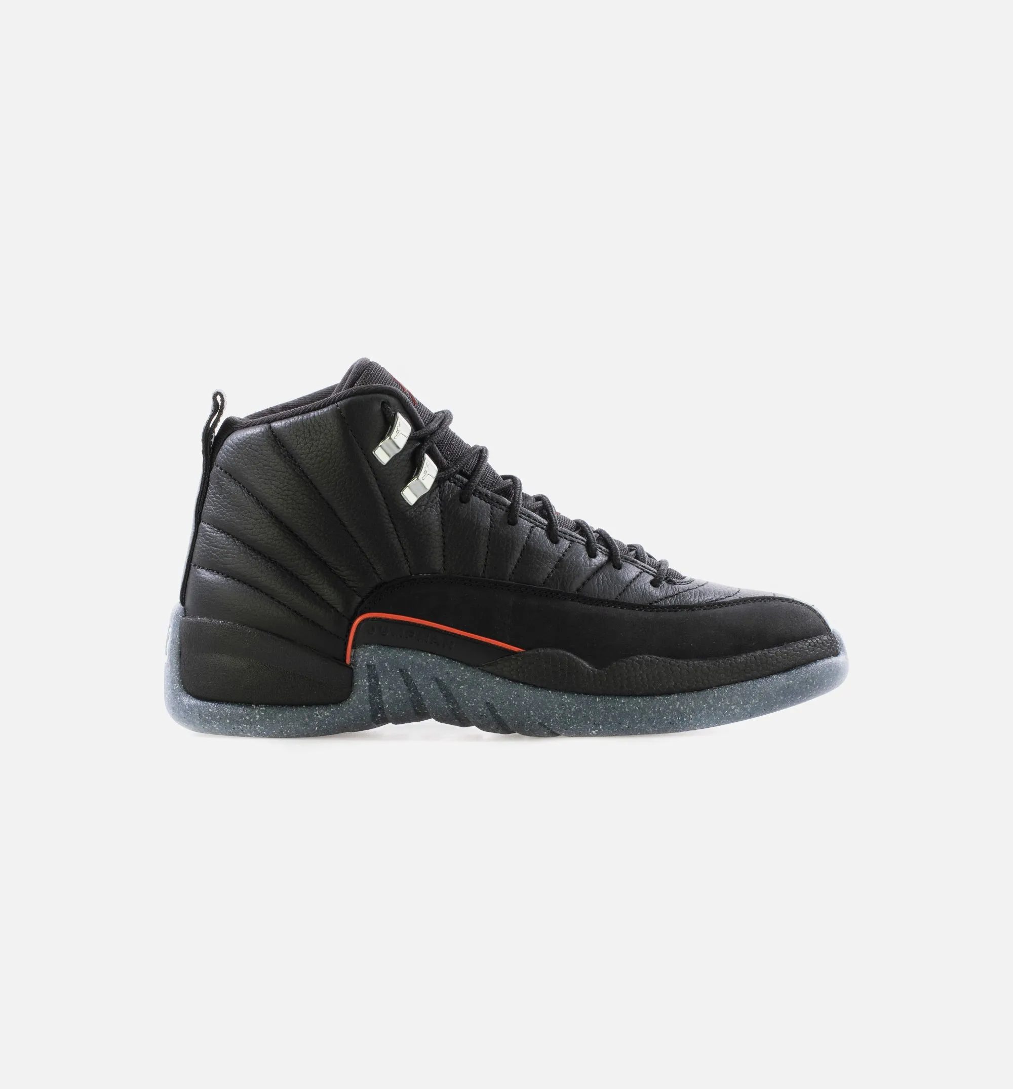 Air Jordan 12 Retro Utility Mens Lifestyle Shoe - Black/Black/Bright Crimson-/White Limit One Per Customer