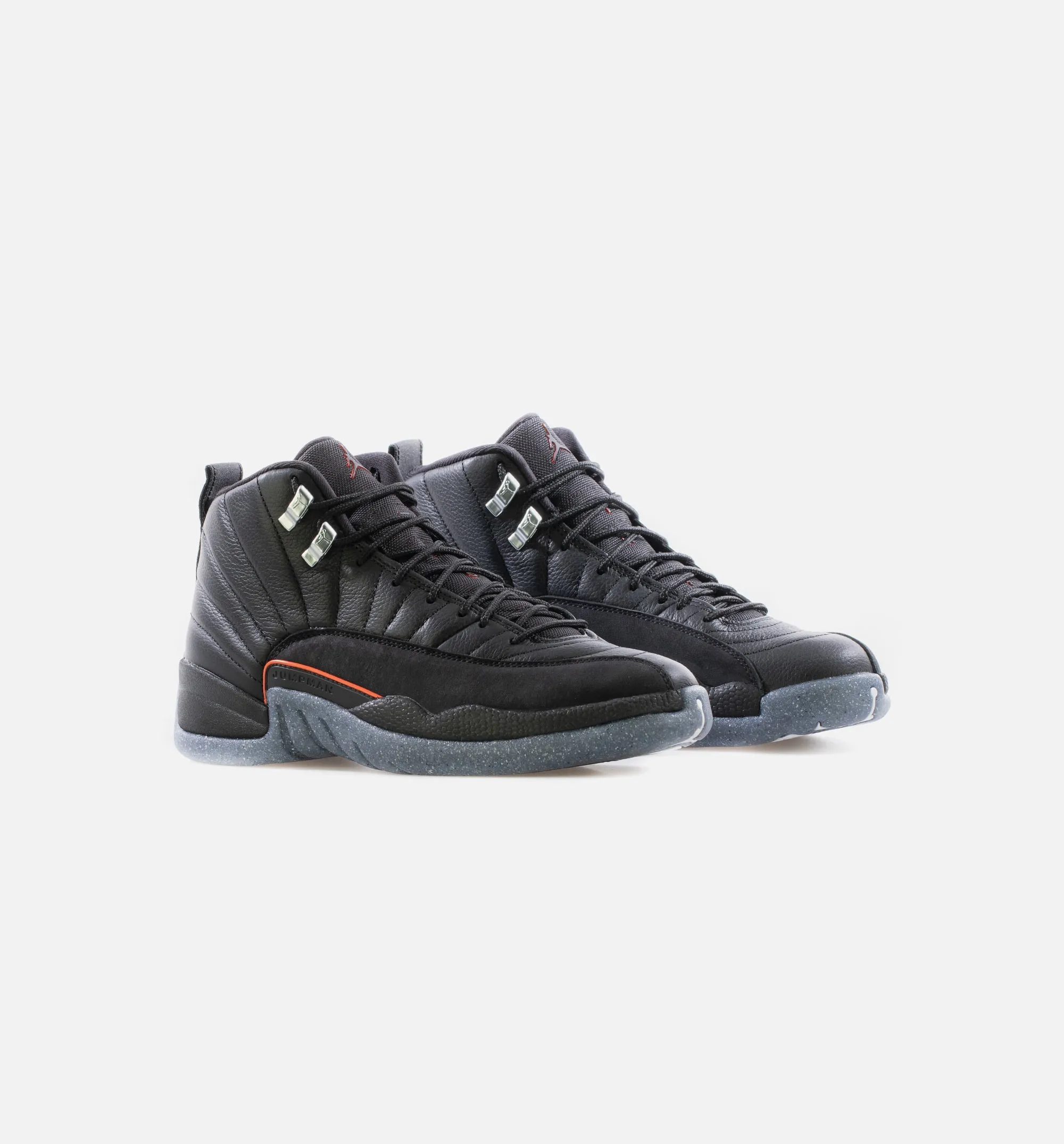 Air Jordan 12 Retro Utility Mens Lifestyle Shoe - Black/Black/Bright Crimson-/White Limit One Per Customer