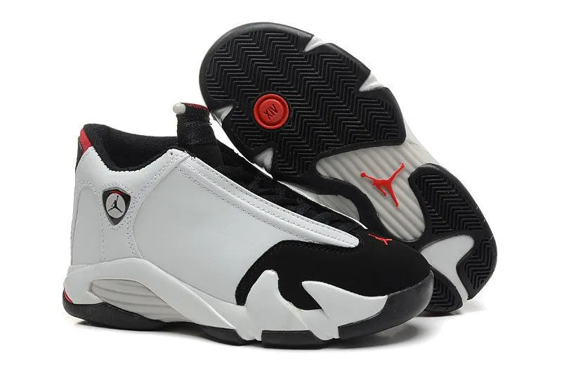 Air Jordan 14 Xiv Gs Black Toe White/Black-Varsity Sneakers