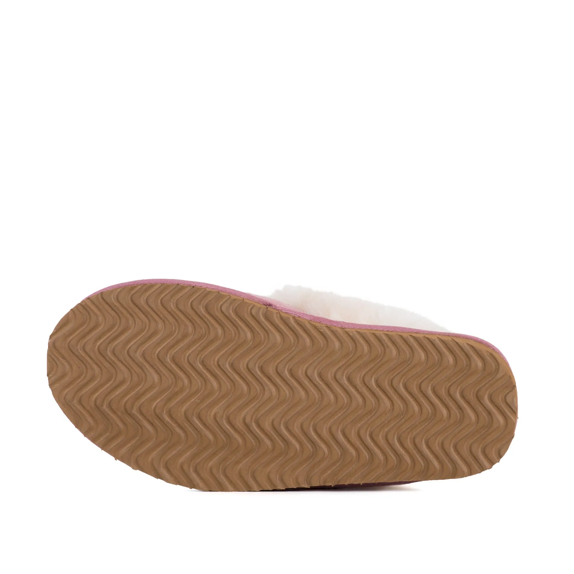 ANN PINK SHEEPSKIN SLIPPER MULE