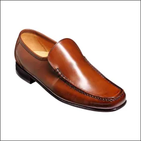 Barker Javron Brown Burnished Calf Moccasin*