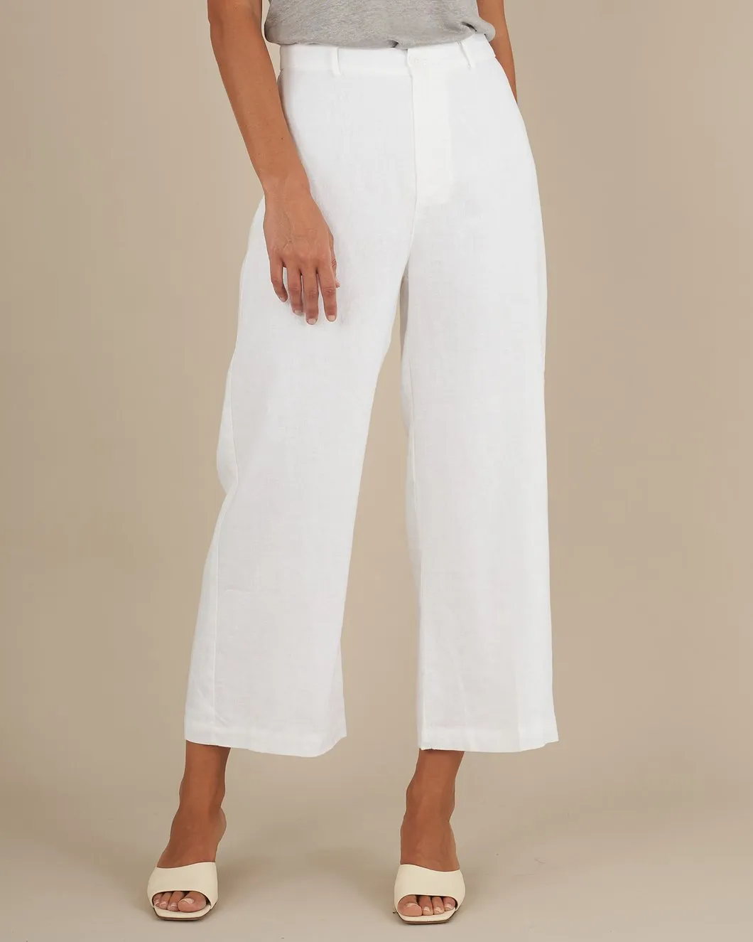 Barossa Linen Pant (White)