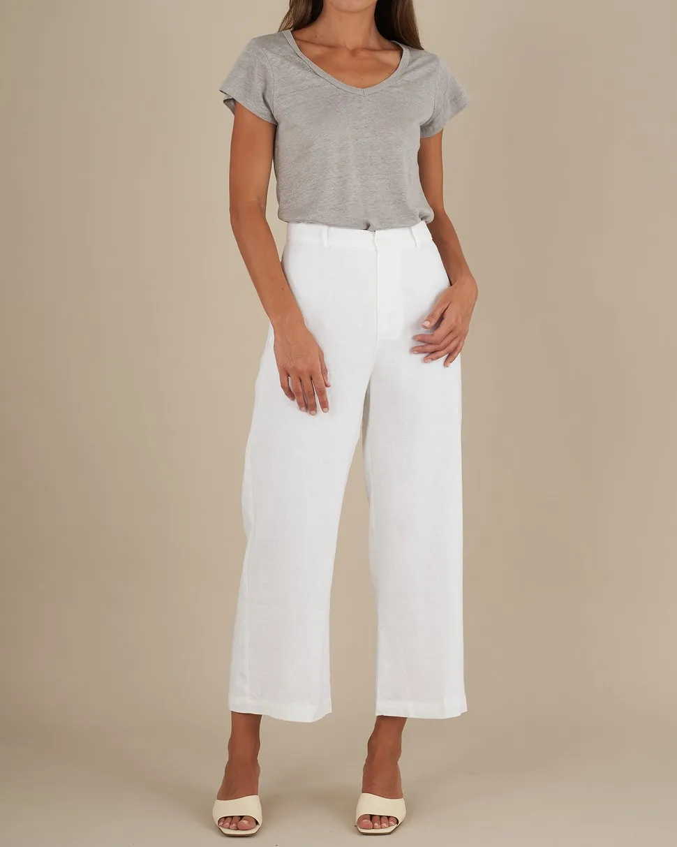 Barossa Linen Pant (White)