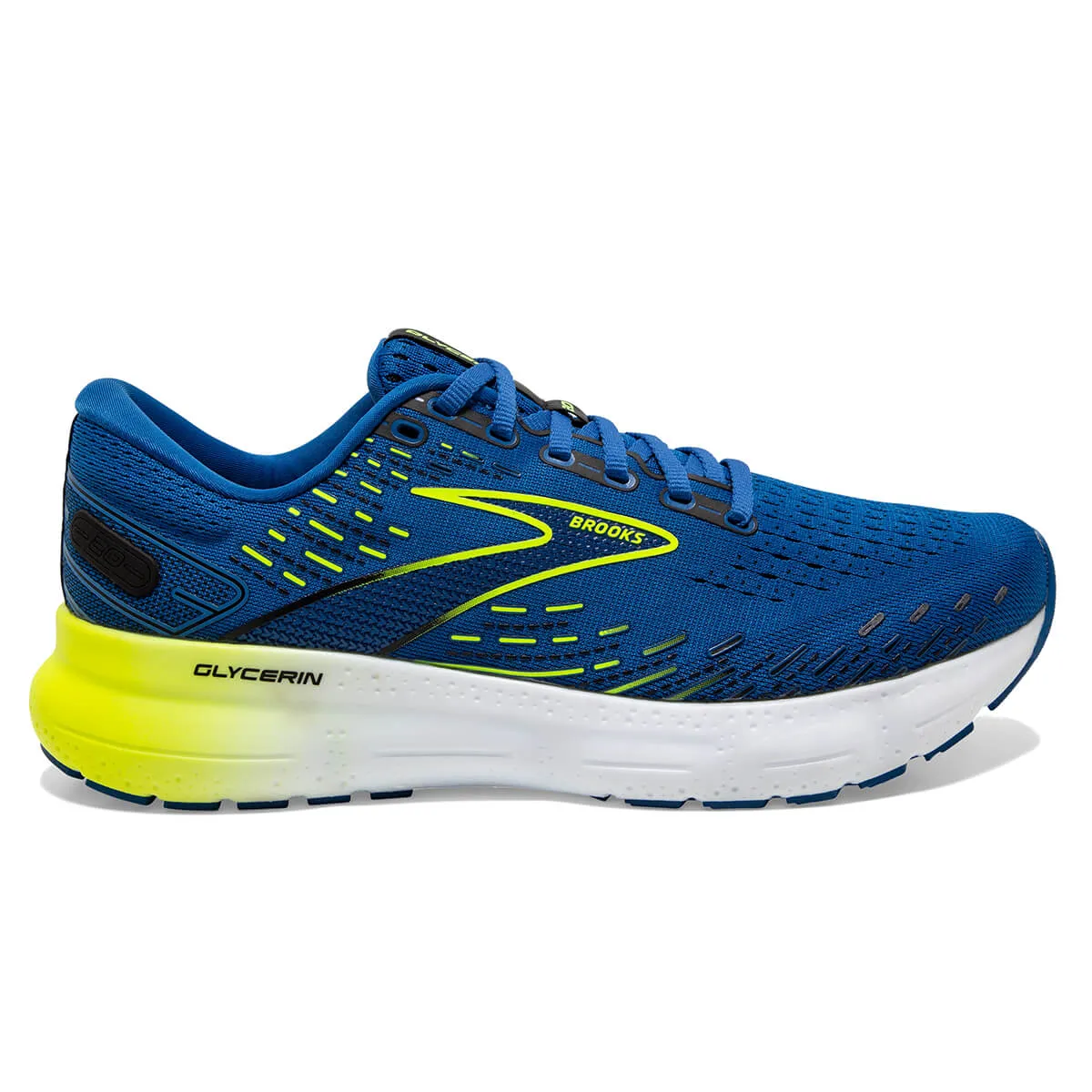 Brooks Glycerin 20 Mens | Blue/nightlife/white