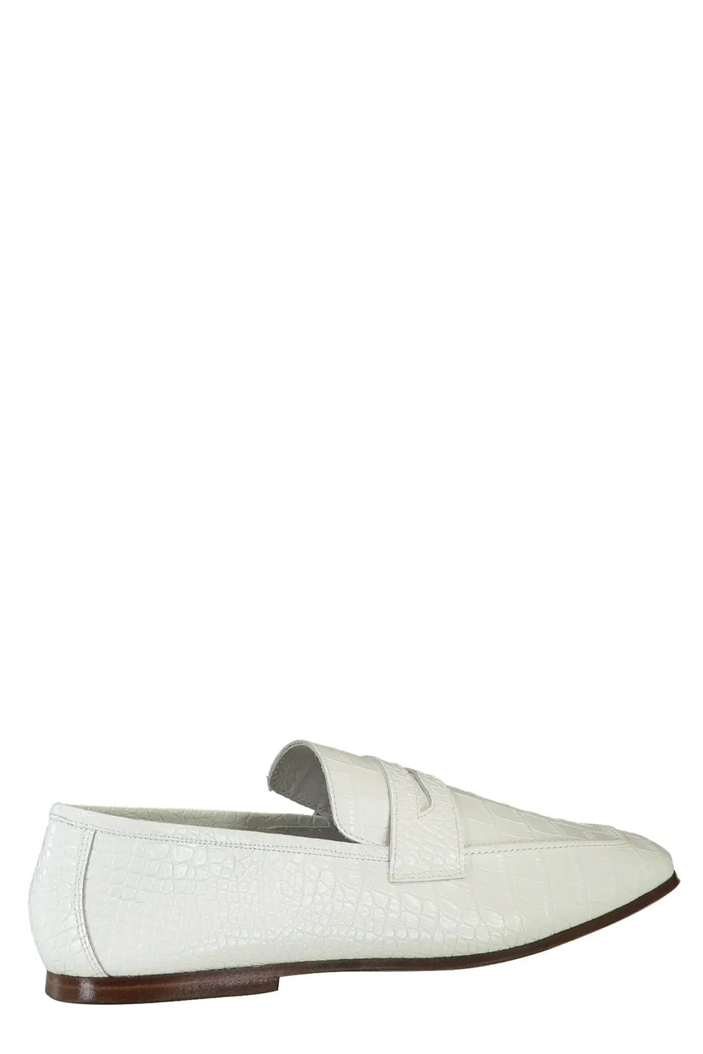 Essenziale Croc Loafer - White