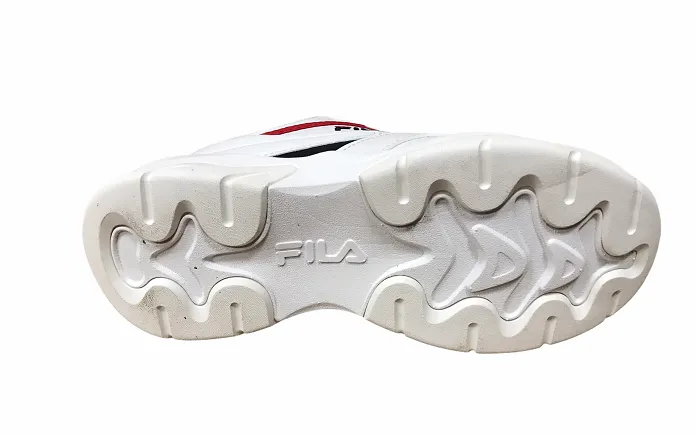 Fila women's shoe sneakers in leather Ray Low 1010562.150 white blue red