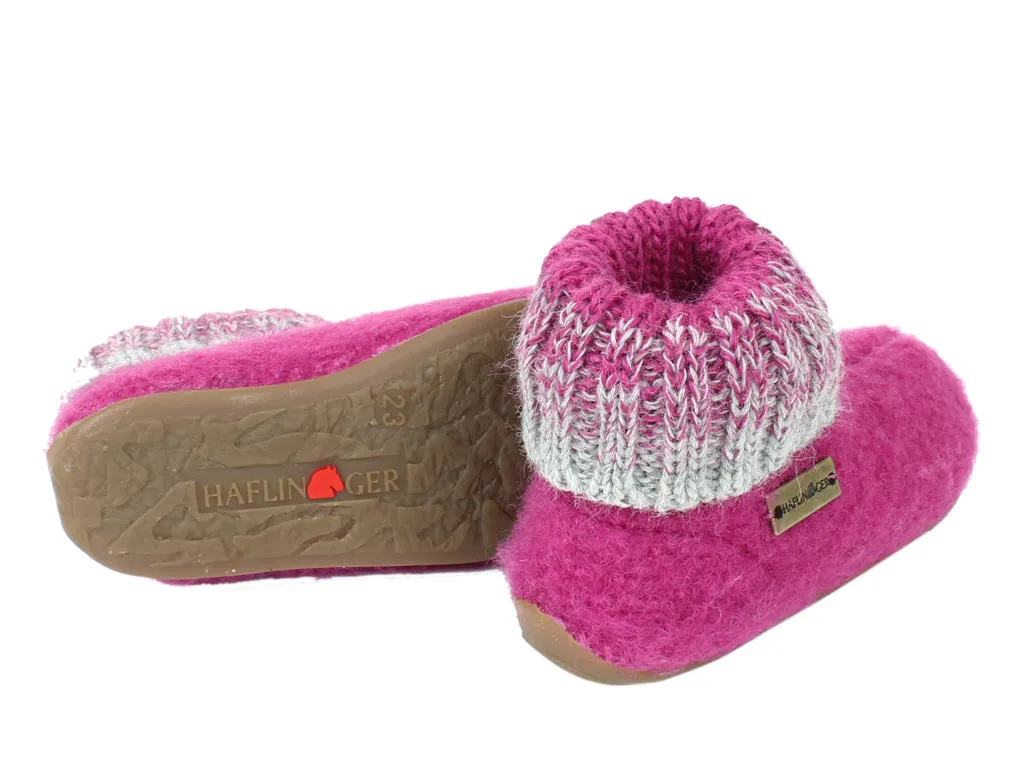 Haflinger Children's slippers Iris Pink