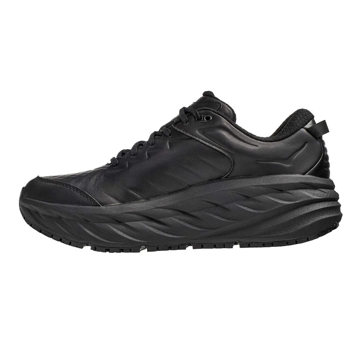 Hoka Men's Bondi SR Black Leather