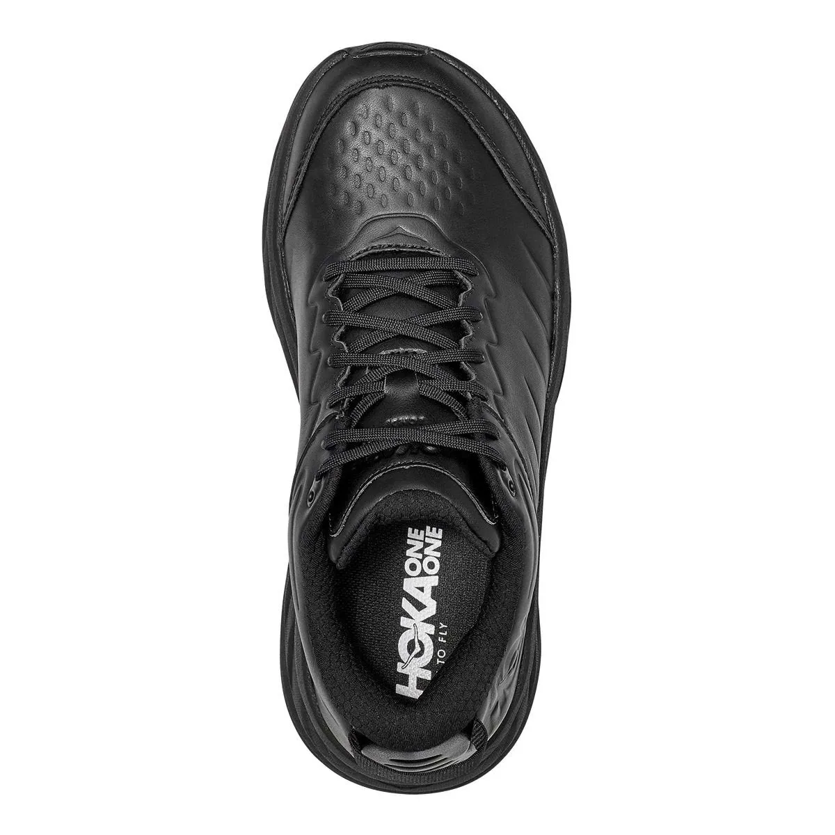 Hoka Men's Bondi SR Black Leather