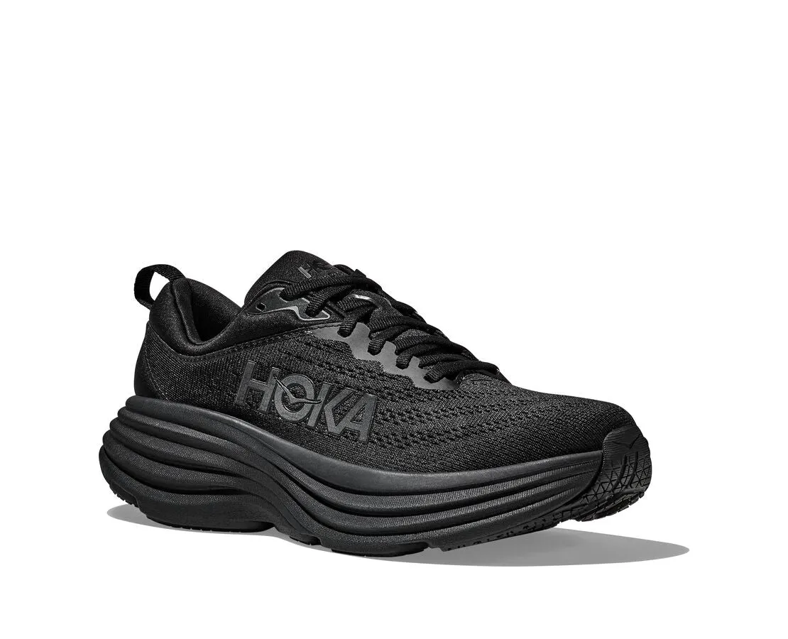 HOKA - Womens Bondi 8 Black/Black