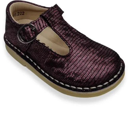 Infant Girls Shoes Petasil Purple Strap Crosspatch Bordo 5346 sale