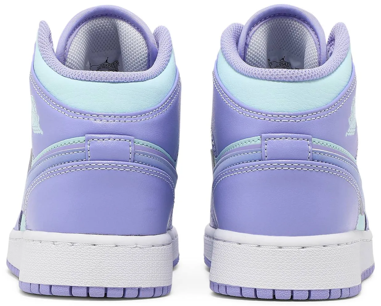 JORDAN 1 MID 'AQUA PURPLE' GS