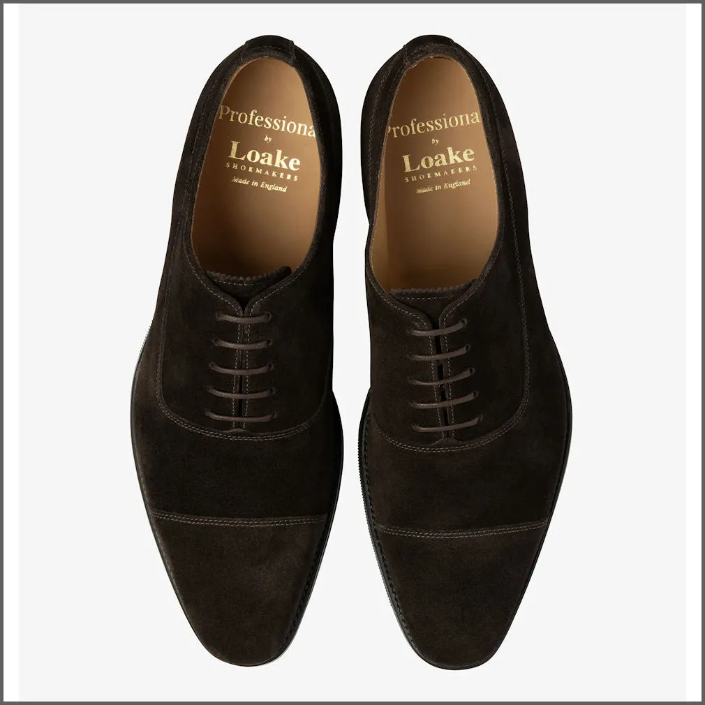 Loake Trueman Dark Brown Suede*