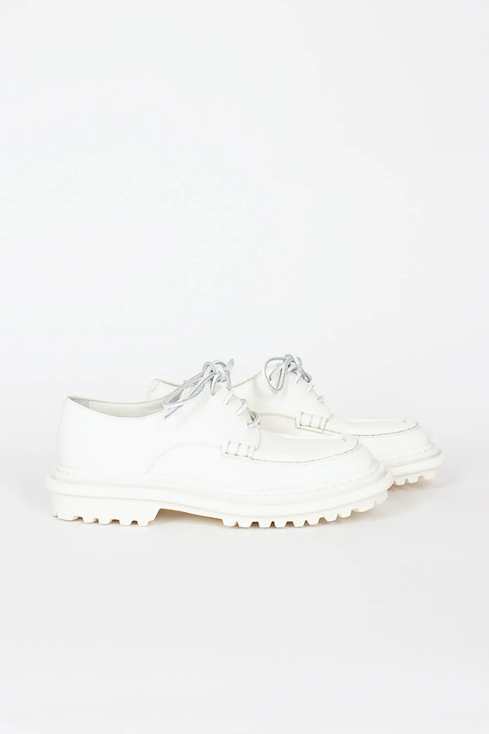 Lug Sole Brogue White