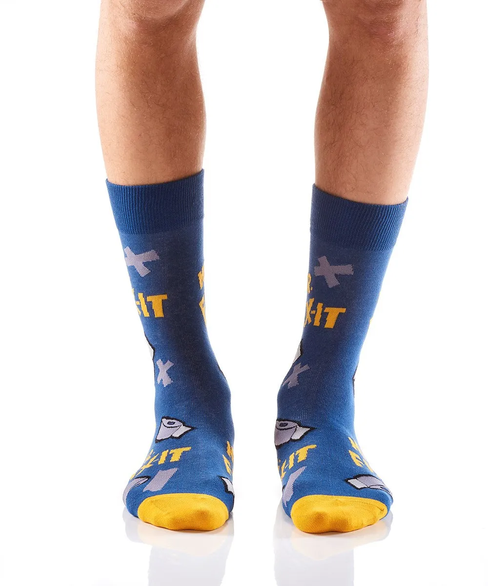 Mr Fix It Design, Men's Crew Sock