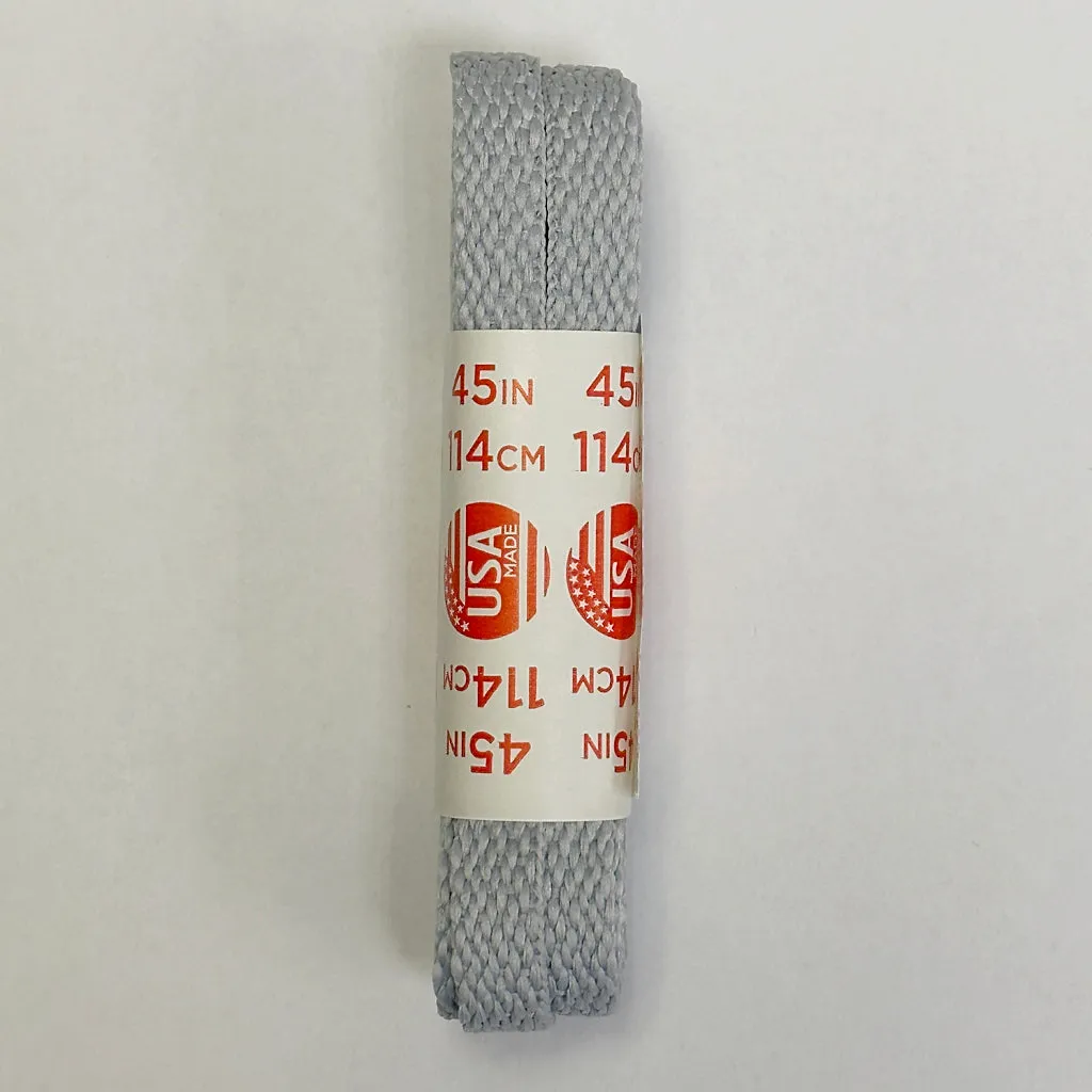 NB GRAY REPLACEMENT SHOE LACES MADE IN USA