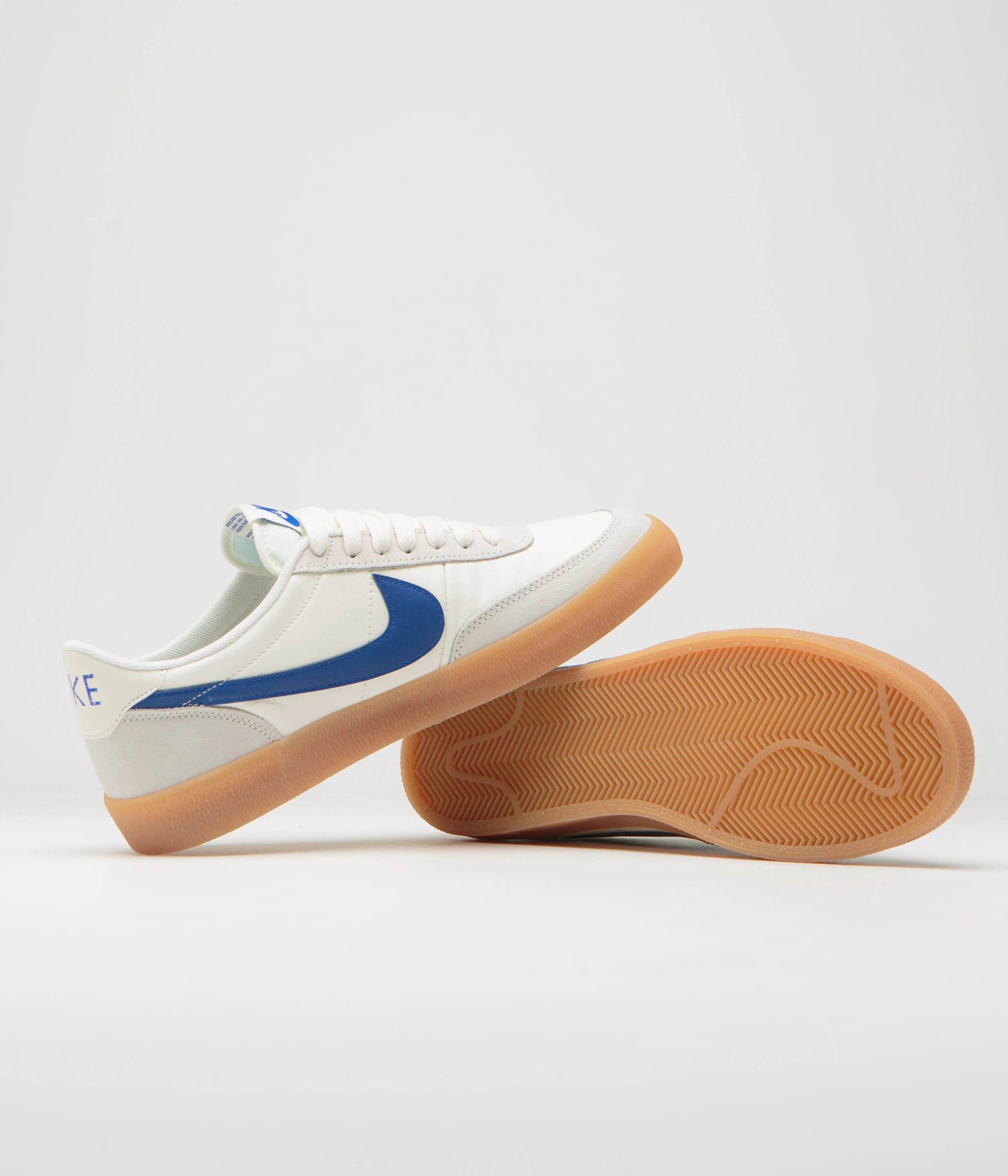 Nike Killshot 2 Leather Shoes - Sail / Hyper Blue - Gum Yellow