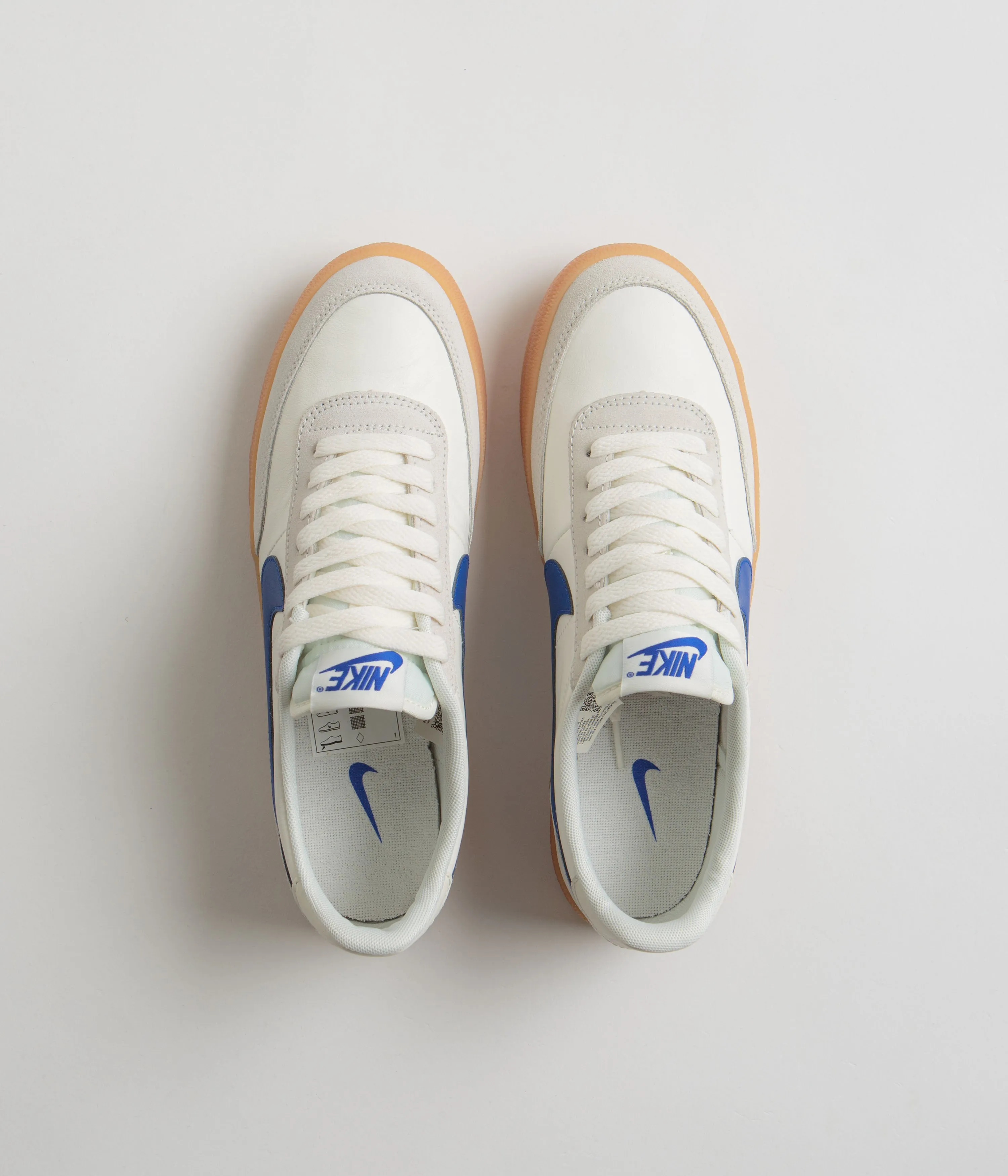 Nike Killshot 2 Leather Shoes - Sail / Hyper Blue - Gum Yellow