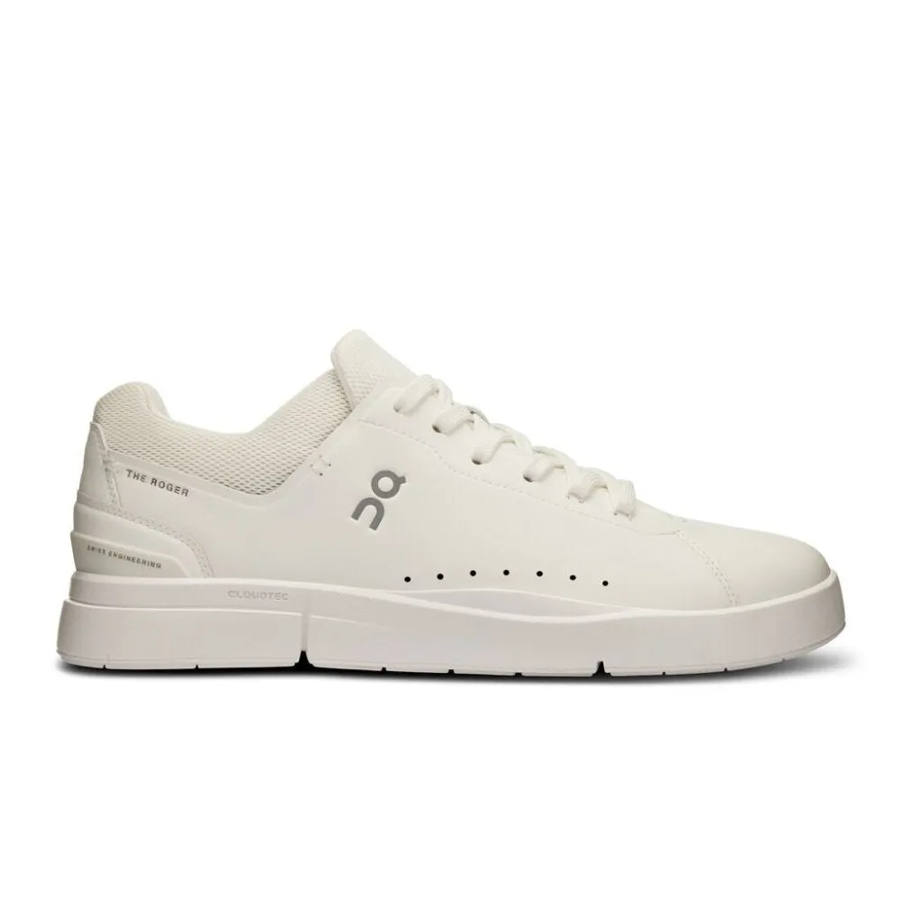 On Men's THE ROGER Advantage 2 Sneaker - White/Undyed