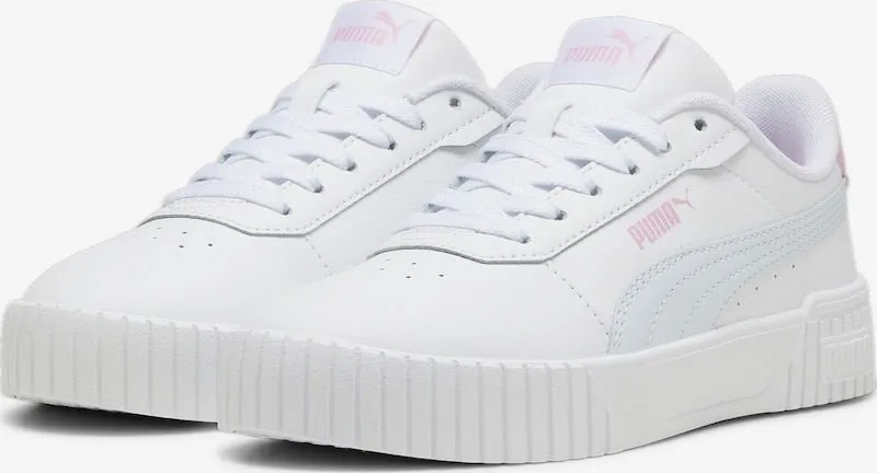 PUMA KIDS CARINA 2.0 WHITE/PINK SHOES