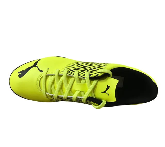 Puma men's soccer shoe TACTO TT 106308 01 fluorescent yellow-black