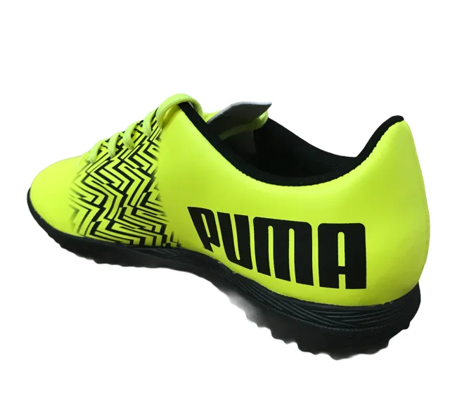 Puma men's soccer shoe TACTO TT 106308 01 fluorescent yellow-black