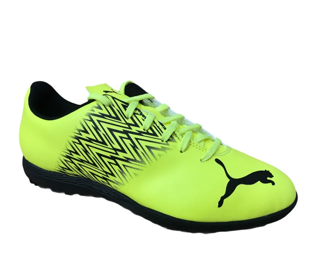 Puma men's soccer shoe TACTO TT 106308 01 fluorescent yellow-black