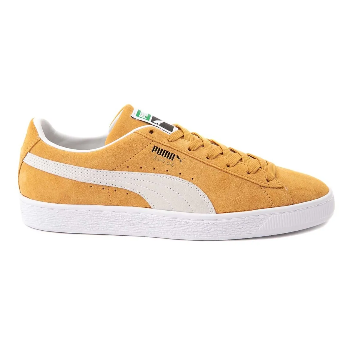 Puma Men's Suede Classic XXI Mustard/White