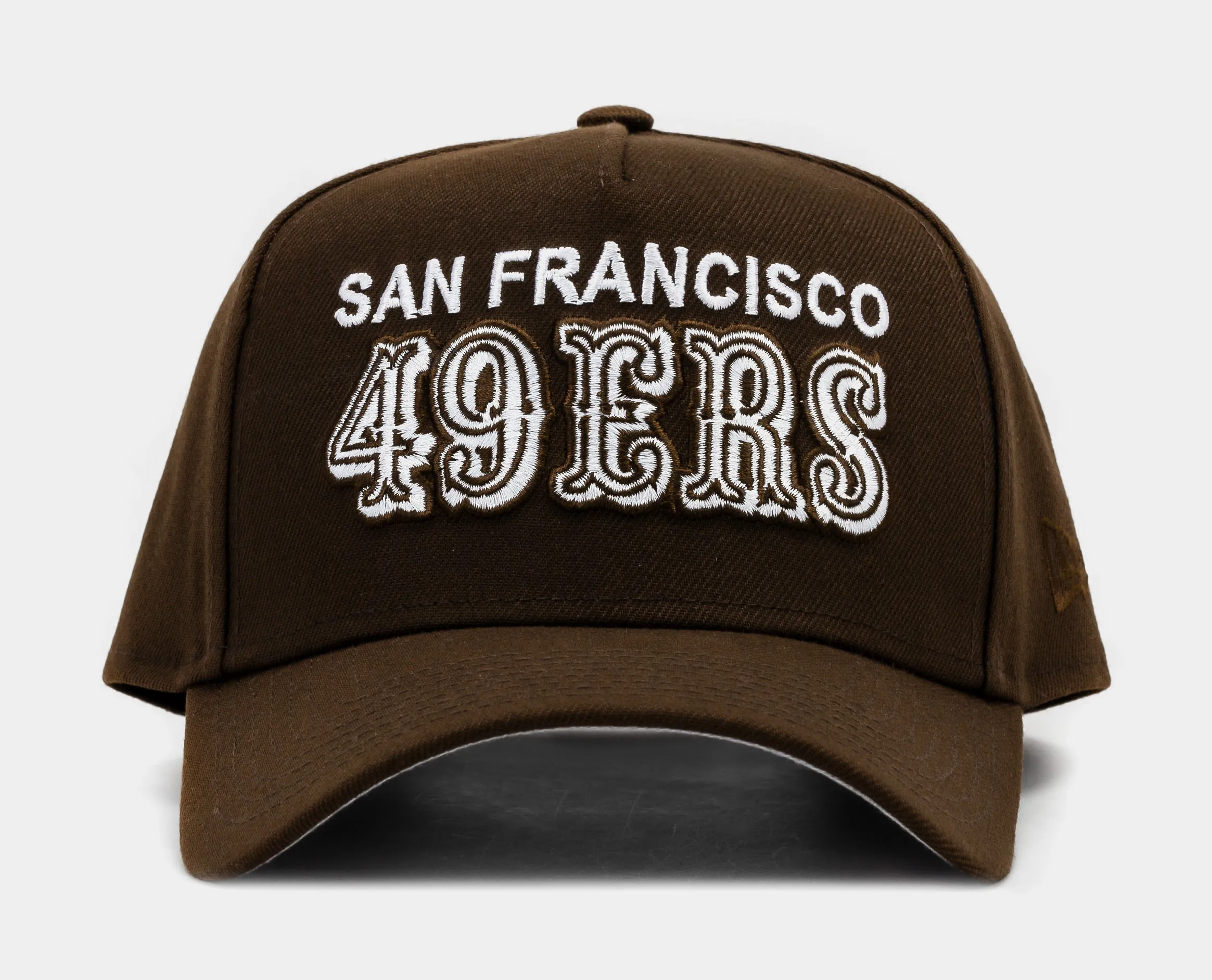 Shoe Palace Exclusive San Francisco 49ers 9Forty Snapback Mens Hat (Brown/White)