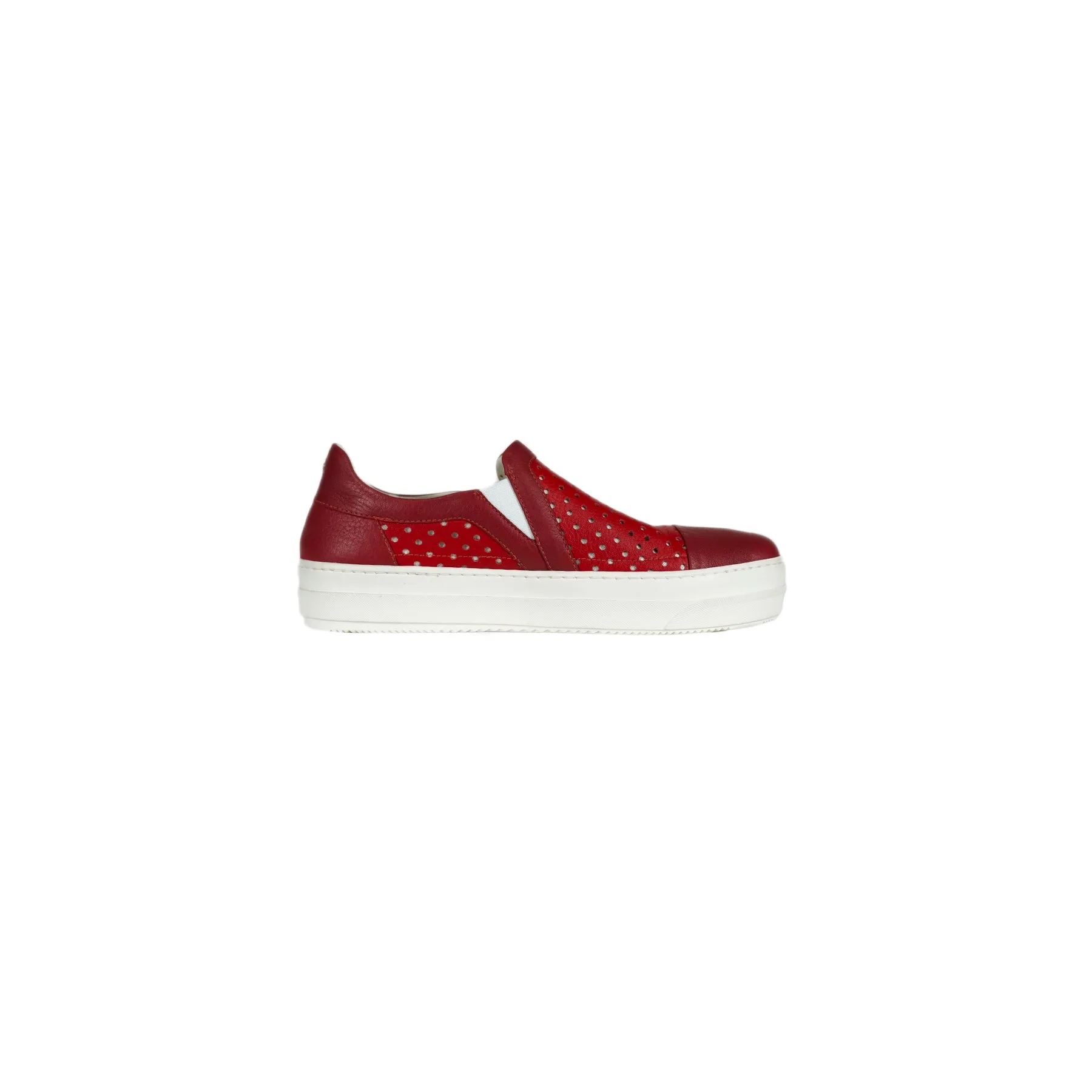 Slip On Cervo Forato Red