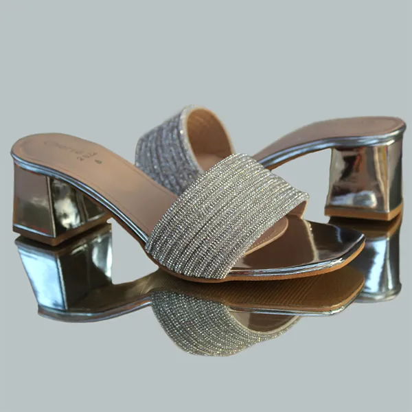 Sliver Fancy Slippers for Women