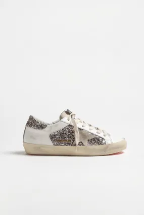 Sneaker Superstar Glitter in Weiß/Seedpearl