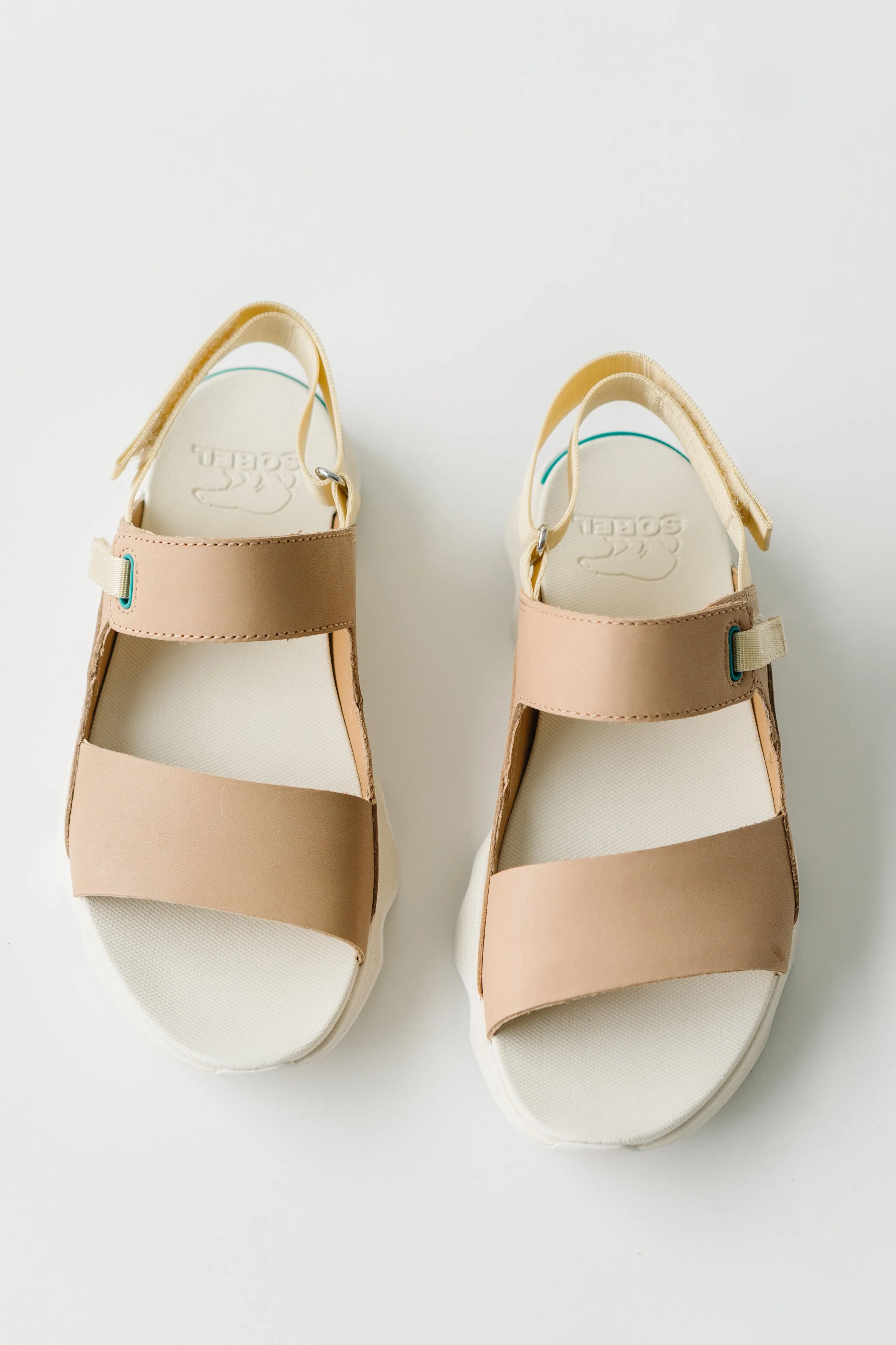 Optimized Title: SOREL Kinetic Impact II Low Sling Sandal in Honest Beige and Sea Salt