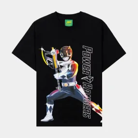 SP x Power Rangers Black Ranger Mens Short Sleeve Shirt (Black)