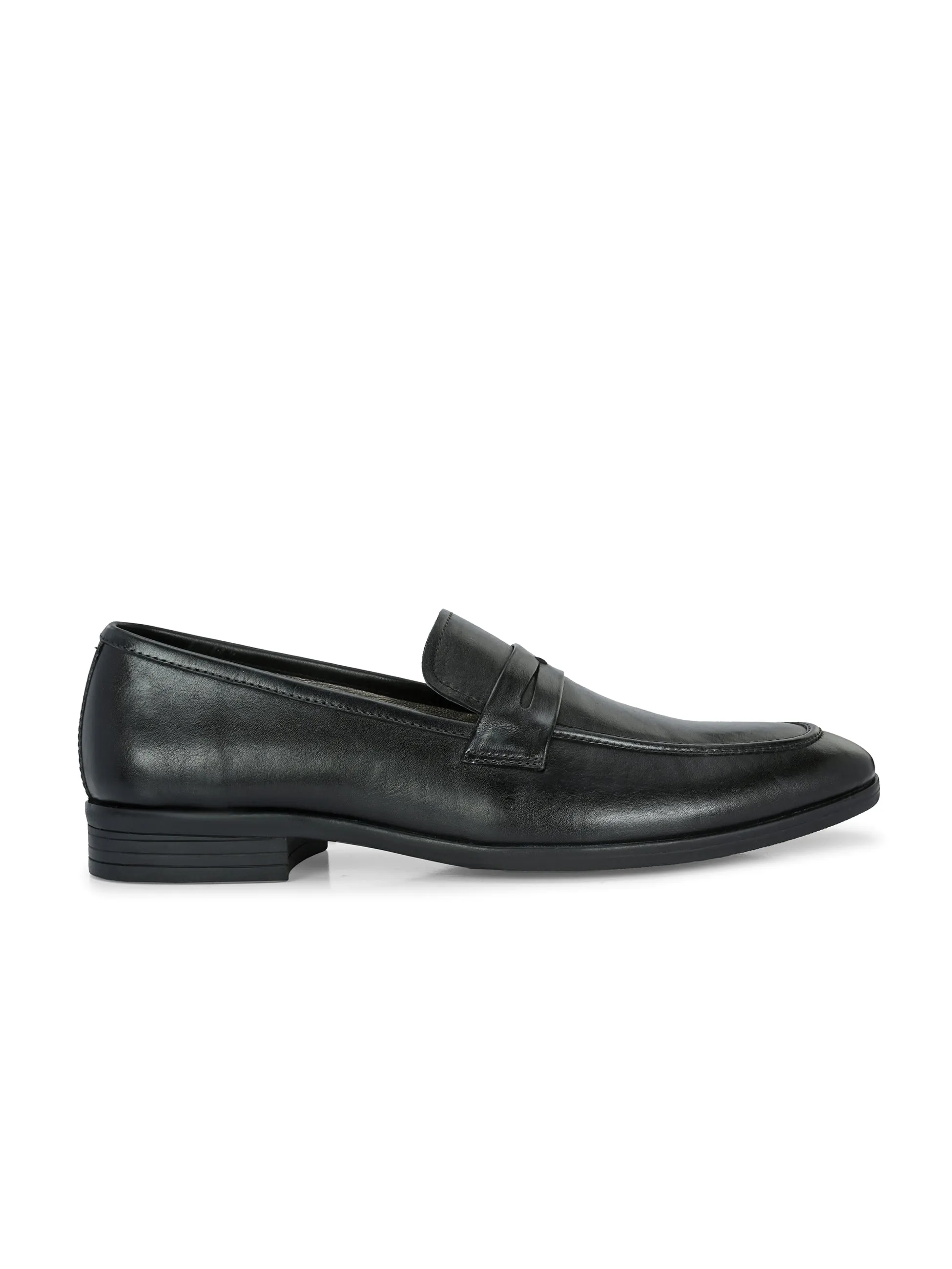 Ukiyo Black Formal Slip-Ons