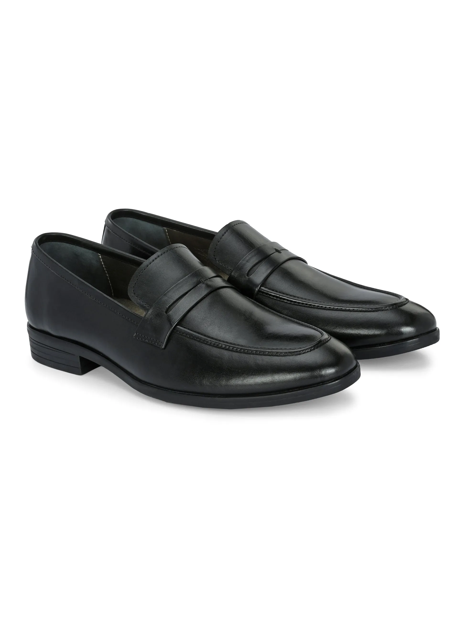 Ukiyo Black Formal Slip-Ons