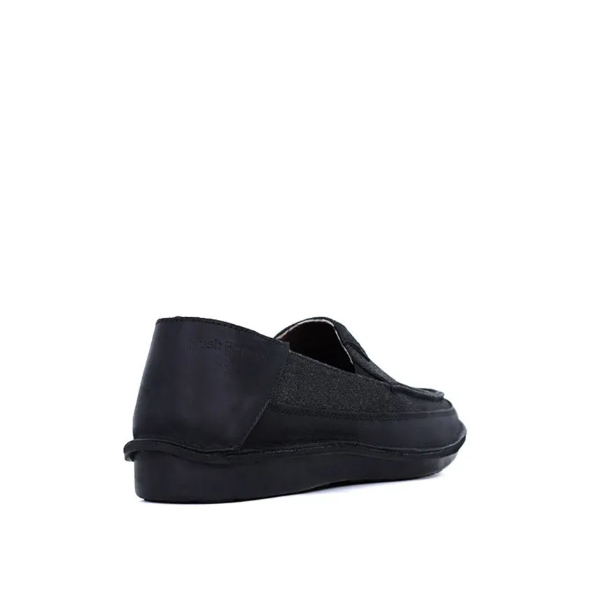 Weaver Mens Slip-On Shoes - Total Black