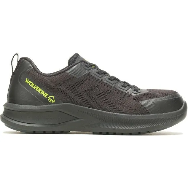 Wolverine Men's Bolt Durashocks Knit Carbonmax Work Shoe -Black- W231000